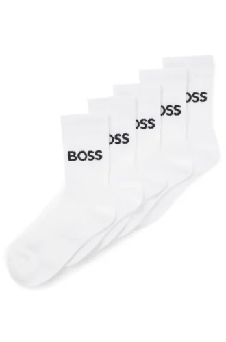 Fünferpack Socken für Kinder mit kontrastierenden Logos