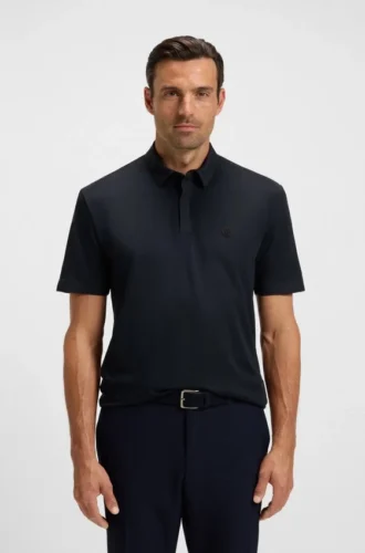 Funktions-Poloshirt mit Double-B-Monogramm