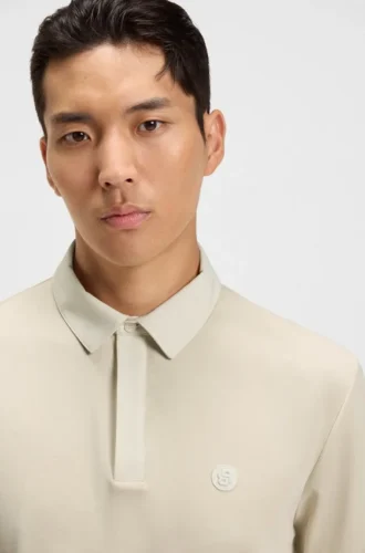 Funktions-Poloshirt mit Double-B-Monogramm
