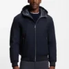 Funktionsjacke aus Flanell mit Daunenfüllung