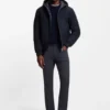 Funktionsjacke aus Flanell mit Daunenfüllung
