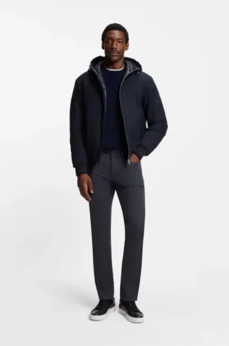 Funktionsjacke aus Flanell mit Daunenfüllung
