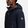 Funktionsjacke aus Flanell mit Daunenfüllung