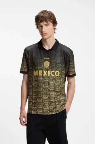 Fußball-T-Shirt in Relaxed-Fit mit Ländermotiv