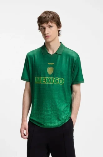 Fußball-T-Shirt in Relaxed-Fit mit Ländermotiv