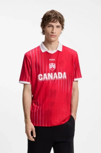 Fußball-T-Shirt in Relaxed-Fit mit Ländermotiv
