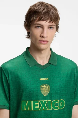 Fußball-T-Shirt in Relaxed-Fit mit Ländermotiv