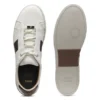Gary-Ledersneaker mit kontrastierendem Seiteneinsatz