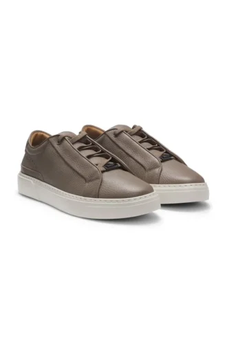Gary-Sneaker aus genarbtem Leder
