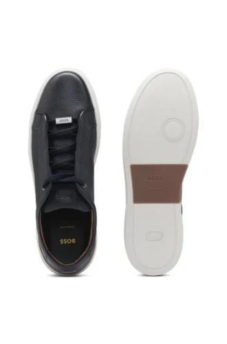 Gary-Sneaker aus genarbtem Leder