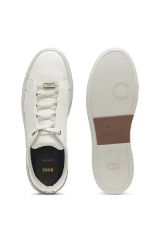 Gary-Sneaker aus genarbtem Leder