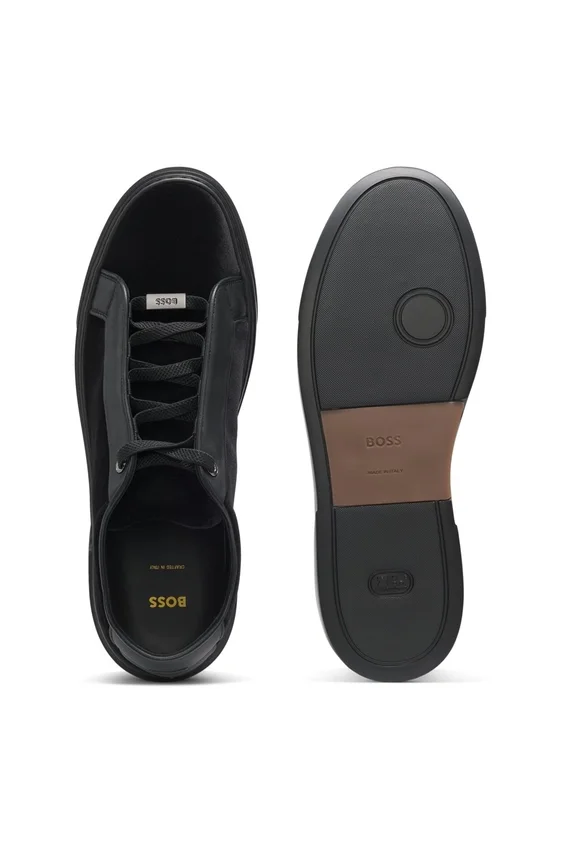 Gary-Sneaker aus Leder und Wildleder Gary-Sneaker aus Leder und Wildleder