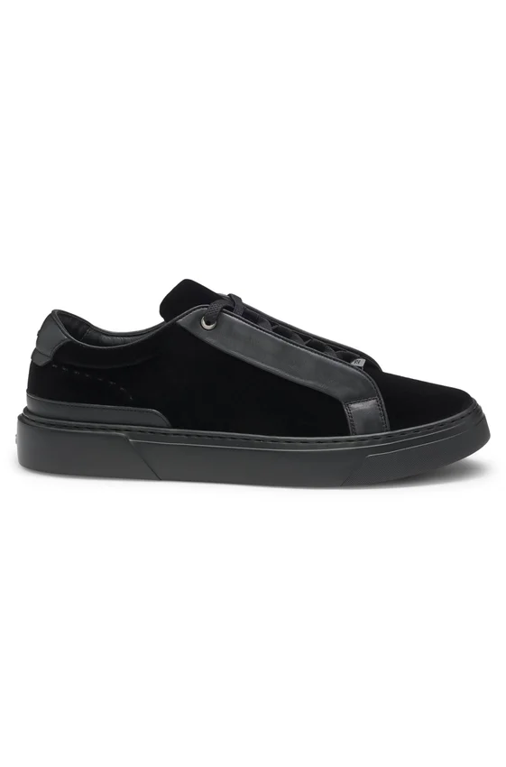 Gary-Sneaker aus Leder und Wildleder Gary-Sneaker aus Leder und Wildleder
