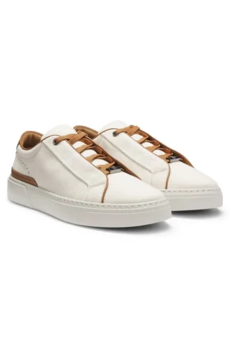 Gary Sneakers mit Lederbesatz