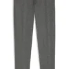 Gebürstete, konisch geschnittene Hose aus Stretch-Flanell Gebürstete, konisch geschnittene Hose aus Stretch-Flanell