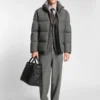 Gebürstete Slim-Fit-Jacke aus Stretch-Flanell Gebürstete Slim-Fit-Jacke aus Stretch-Flanell