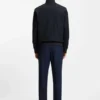 Gebürstete Slim-Fit-Jacke aus Stretch-Flanell Gebürstete Slim-Fit-Jacke aus Stretch-Flanell