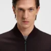 Gebürstete Slim-Fit-Jacke aus Stretch-Flanell Gebürstete Slim-Fit-Jacke aus Stretch-Flanell