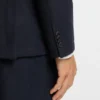 Gebürstete Slim-Fit-Jacke aus Stretch-Flanell Gebürstete Slim-Fit-Jacke aus Stretch-Flanell