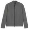 Gebürstete Slim-Fit-Jacke aus Stretch-Flanell