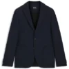 Gebürstete Slim-Fit-Jacke aus Stretch-Flanell Gebürstete Slim-Fit-Jacke aus Stretch-Flanell
