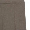 Gemusterte Hose mit normaler Passform aus einem Wollgemisch
