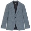 Gemusterte Jacke in Regular-Fit aus einer Baumwollmischung