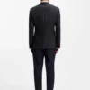 Gemusterte Jacke in Regular-Fit aus Schurwolle