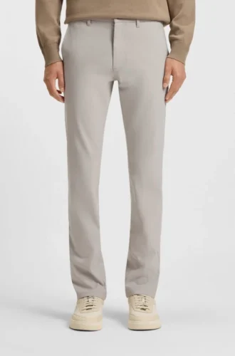 Gemusterte Slim-Fit-Hose aus Stretchstoff
