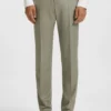 Gemusterte Slim-Fit-Hose aus Stretchstoff