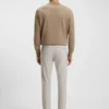 Gemusterte Slim-Fit-Hose aus Stretchstoff