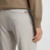 Gemusterte Slim-Fit-Hose aus Stretchstoff