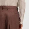 Gemusterte Slim-Fit-Hose aus Stretchstoff