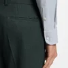 Gemusterte Slim-Fit-Hose aus Stretchwolle