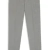 Gemusterte Slim-Fit-Hose aus Stretchwolle