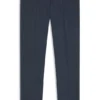 Gemusterte Slim-Fit-Hose aus Stretchwolle