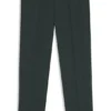 Gemusterte Slim-Fit-Hose aus Stretchwolle
