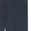 Gemusterte Slim-Fit-Hose aus Stretchwolle