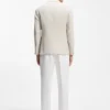 Gemusterte Slim-Fit-Jacke aus Baumwollmischung Gemusterte Slim-Fit-Jacke aus Baumwollmischung