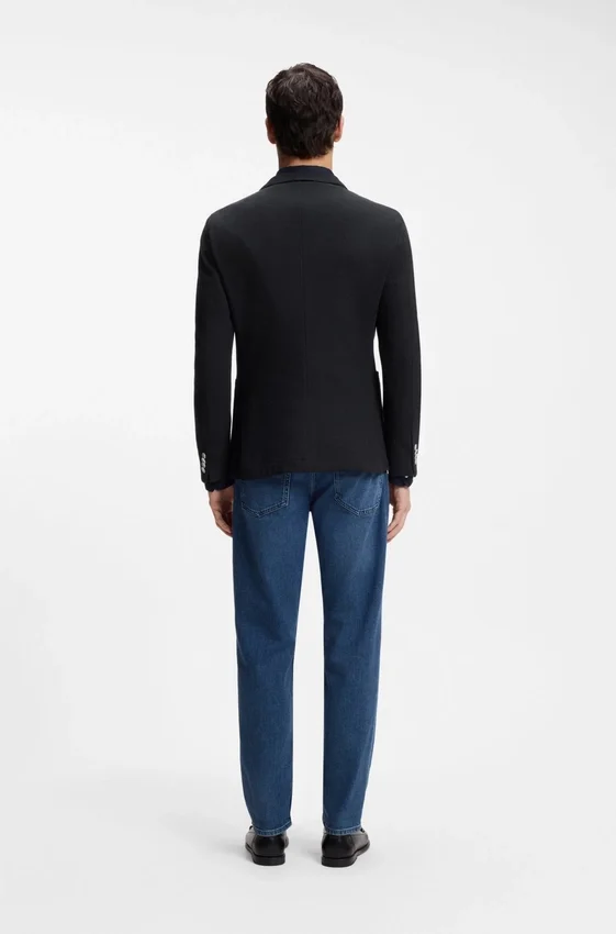 Gemusterte Slim-Fit-Jacke aus Baumwollmischung Gemusterte Slim-Fit-Jacke aus Baumwollmischung