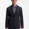 Gemusterte Slim-Fit-Jacke aus einer Wollmischung Gemusterte Slim-Fit-Jacke aus einer Wollmischung