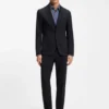 Gemusterte Slim-Fit-Jacke aus einer Wollmischung Gemusterte Slim-Fit-Jacke aus einer Wollmischung