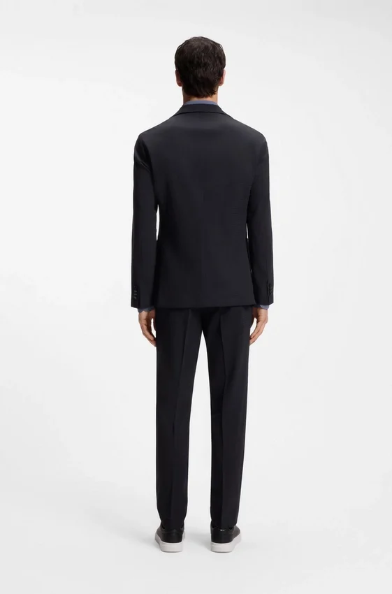 Gemusterte Slim-Fit-Jacke aus einer Wollmischung Gemusterte Slim-Fit-Jacke aus einer Wollmischung