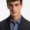 Gemusterte Slim-Fit-Jacke aus einer Wollmischung Gemusterte Slim-Fit-Jacke aus einer Wollmischung