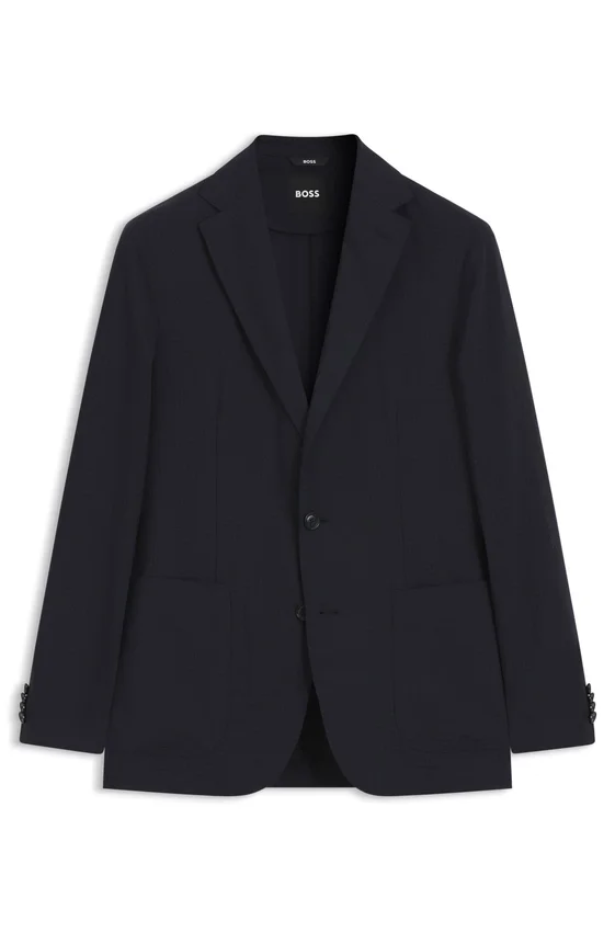 Gemusterte Slim-Fit-Jacke aus einer Wollmischung Gemusterte Slim-Fit-Jacke aus einer Wollmischung