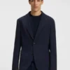 Gemusterte Slim-Fit-Jacke aus komfortablem Stretch-Material Gemusterte Slim-Fit-Jacke aus komfortablem Stretch-Material