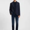 Gemusterte Slim-Fit-Jacke aus komfortablem Stretch-Material Gemusterte Slim-Fit-Jacke aus komfortablem Stretch-Material