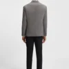 Gemusterte Slim-Fit-Jacke aus komfortablem Stretch-Material Gemusterte Slim-Fit-Jacke aus komfortablem Stretch-Material