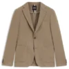 Gemusterte Slim-Fit-Jacke aus komfortablem Stretch-Material Gemusterte Slim-Fit-Jacke aus komfortablem Stretch-Material