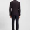 Gemusterte Slim-Fit-Jacke aus Schurwolle Gemusterte Slim-Fit-Jacke aus Schurwolle